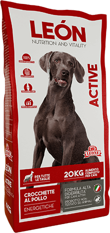 LEÓN DOG ACTIVE alimento completo per cani ACTIVE