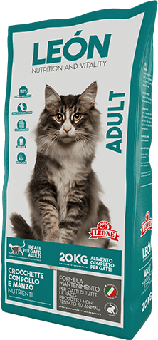 LEÓN pet food alimento completo per gatti ADULT