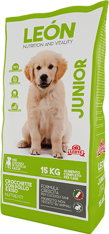 LEÓN pet food alimento completo per cane JUNIOR